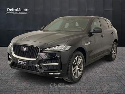 Jaguar F-Pace  - f-pace 2.0d i4 r-sport awd 180cv auto my20 Nero usata Montecosaro