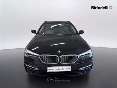 BMW Serie 5 518d Serie 5(g30/31/f90) - 518d touring luxury Nero usata Vinci