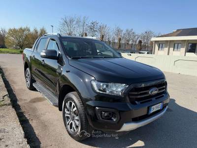 Ford Ranger 2.0 ecoblue double cab Wildtrak 213cv auto Nero usata Cremona
