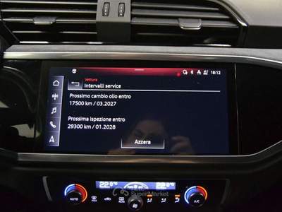 Audi Q3 SPB 40 TFSI S tronic Quattro edition S-line ** Nero usata Monza