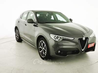 Alfa Romeo Stelvio 2.2 Turbodiesel 190 CV AT8 Q4 Ti Grigio usata Crema