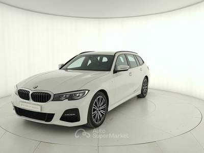 BMW Serie 3 320d 320d touring mhev 48v xdrive msport auto Bianco usata Rivoli