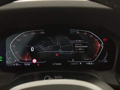 BMW Serie 3 320d 320d touring mhev 48v xdrive msport auto Bianco usata Rivoli