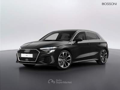 Audi A3 sportback 40 2.0 tdi s line edition quattro s tronic Grigio usata Orzinuovi