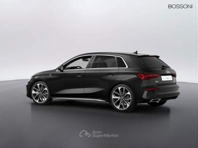 Audi A3 sportback 40 2.0 tdi s line edition quattro s tronic Grigio usata Orzinuovi