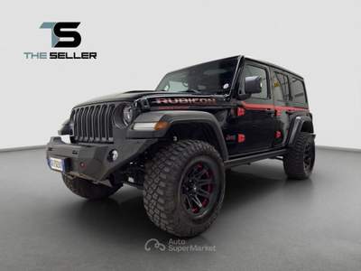 Jeep Wrangler Unlimited 2.0 Turbo Rubicon*ROCK'S*OMOLOGATA* Nero usata Collegno