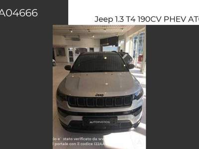 Jeep Compass 1.3 T4 190CV PHEV AT6 4xe 80° An Grigio usata Torino