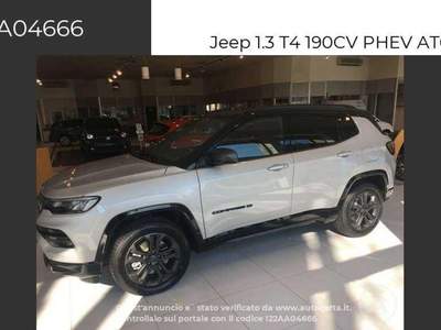 Jeep Compass 1.3 T4 190CV PHEV AT6 4xe 80° An Grigio usata Torino