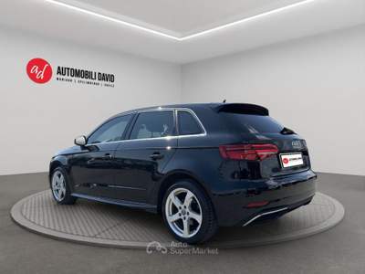 Audi A3 SPB 40 e-tron S tronic Admired +4RUOTE Nero usata Maniago