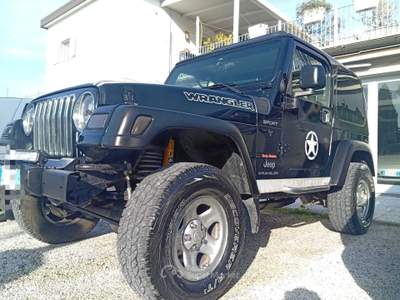 Jeep Wrangler WRANGLER SPORT - ASI - GPL - GANCIO TRAINO Nero usata Prato