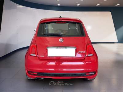 Fiat 500 III 2015 1.0 hybrid Sport 70cv Rosso usata Torino