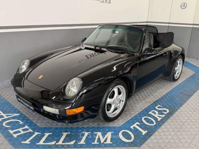 Porsche 911 993 Cabrio 3.6 Carrera *Uniproprietario*Targa Oro Nero usata Milano
