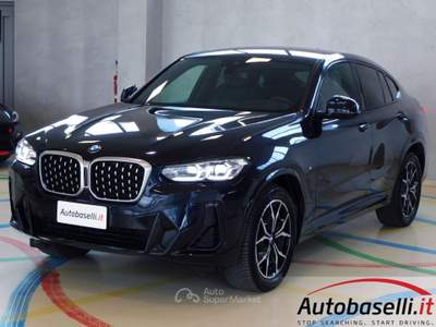 BMW X4 XDRIVE20D IBRIDO 48V MSPORT AUTOMATICA Nero usata Quinzano D'oglio
