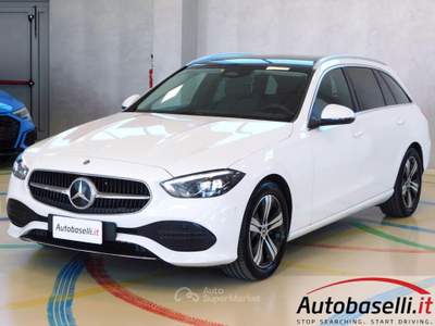 Mercedes-Benz Classe C D SW MHEV ADVANCED 200CV AUTOMATICA Bianco usata Quinzano D'oglio