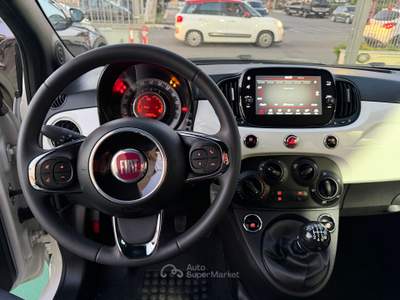 Fiat 500 Cabrio 70CV PREZZO SENZA OBBLIGO FINANZIAMENTO GARANZIA 12 MESI Bianco usata Fiumicino