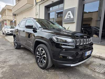 Jeep Compass 130 Cv Limited+Fari Led+Retrocamera+Cerchi 18 ( Senza Vincoli Finanziari ) Nero usata Sava