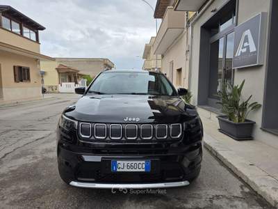 Jeep Compass 130 Cv Limited+Fari Led+Retrocamera+Cerchi 18 ( Senza Vincoli Finanziari ) Nero usata Sava