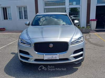 Jaguar F-Pace 2.0d 180 CV AWD aut. Prestige Argento usata Veggiano