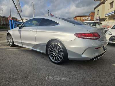 Mercedes-Benz Classe C C 220 d Auto 4Matic Coupé Premium Plus Argento usata Aprilia