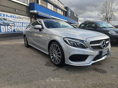 Mercedes-Benz Classe C C 220 d Auto 4Matic Coupé Premium Plus Argento usata Aprilia