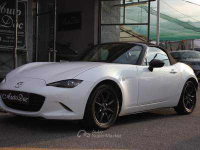Mazda MX-5 130CV 6 Marce – Pelle, Navi, PDC Pronta da Immatricolare Bianco usata Villongo