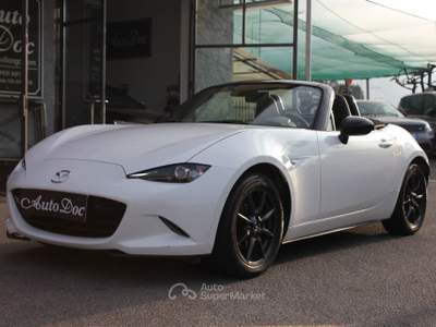 Mazda MX-5 130CV 6 Marce – Pelle, Navi, PDC Pronta da Immatricolare Bianco usata Villongo