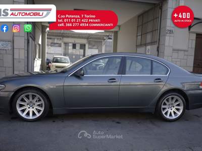 BMW Serie 7 745i 745i GPL 2033 TETTO Unicoproprietario Grigio usata Torino