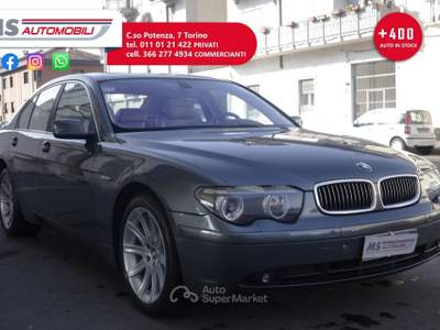 BMW Serie 7 745i 745i GPL 2033 TETTO Unicoproprietario Grigio usata Torino