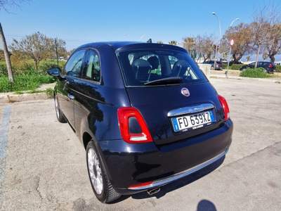 Fiat 500 1.2 EasyPower Lounge 2016 Nero usata Barletta