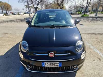Fiat 500 1.2 EasyPower Lounge 2016 Nero usata Barletta