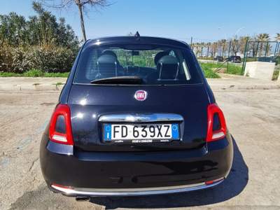 Fiat 500 1.2 EasyPower Lounge 2016 Nero usata Barletta