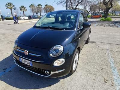 Fiat 500 1.2 EasyPower Lounge 2016 Nero usata Barletta