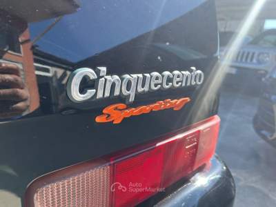 Fiat Cinquecento Cinquecento 1.1 Sporting Nero usata Sassano
