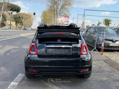 Fiat 500 1.2 Cabrio Sport pelle Navi C manuale Nero usata Roma