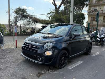 Fiat 500 1.2 Cabrio Sport pelle Navi C manuale Nero usata Roma