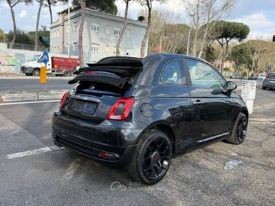 Fiat 500 1.2 Cabrio Sport pelle Navi C manuale Nero usata Roma