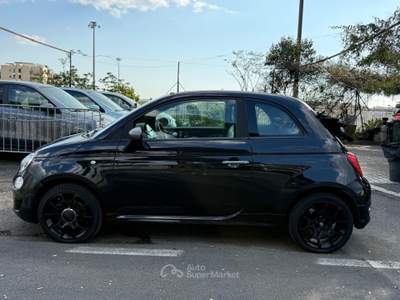 Fiat 500 1.2 Cabrio Sport pelle Navi C manuale Nero usata Roma