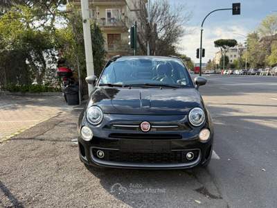 Fiat 500 1.2 Cabrio Sport pelle Navi C manuale Nero usata Roma
