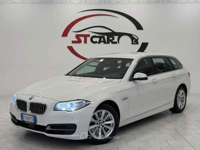 BMW Serie 5 535d F11 535xd 313cv Touring - TUTTI I TAGLIANDI Bianco usata Caresanablot