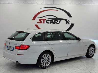 BMW Serie 5 535d F11 535xd 313cv Touring - TUTTI I TAGLIANDI Bianco usata Caresanablot