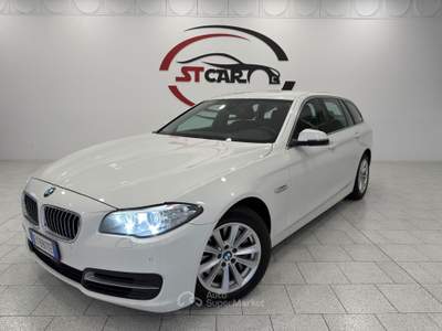 BMW Serie 5 535d F11 535xd 313cv Touring - TUTTI I TAGLIANDI Bianco usata Caresanablot