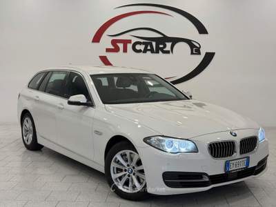 BMW Serie 5 535d F11 535xd 313cv Touring - TUTTI I TAGLIANDI Bianco usata Caresanablot