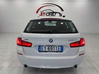 BMW Serie 5 535d F11 535xd 313cv Touring - TUTTI I TAGLIANDI Bianco usata Caresanablot