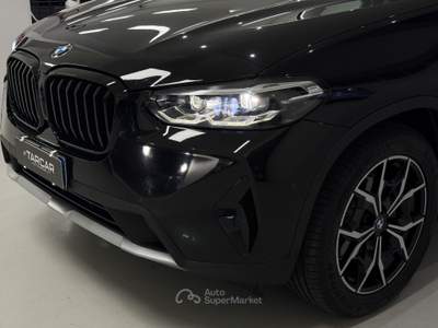 BMW X3 sDrive18d 2.0 150cv PELLE/VIRTUAL Nero usata Mesagne