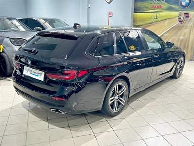 BMW Serie 5 520d 520d Touring mhev 48V Business auto Nero usata Palermo