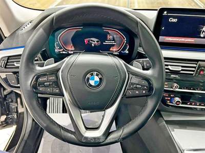 BMW Serie 5 520d 520d Touring mhev 48V Business auto Nero usata Palermo