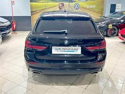 BMW Serie 5 520d 520d Touring mhev 48V Business auto Nero usata Palermo