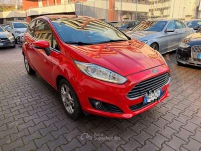 Ford Fiesta 1.5 TDCi 75CV 3 porte Titanium Rosso usata Sesto San Giovanni