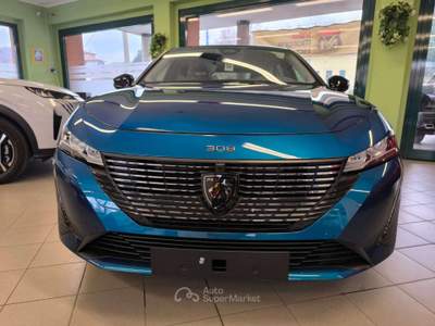 Peugeot 308 KM0- ALLURE - PREZZO REALE - EAT8 130 CV -BLUEHDI Blu/Azzurro usata Calco