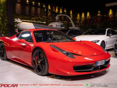 Ferrari 458 DCT Rosso usata Adelfia